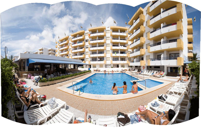 Poseidon II Hotel Ibiza-stad Buitenkant foto